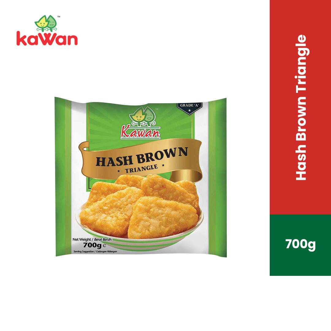 KAWAN Hash Brown Triangle (700g) frozen product packaging